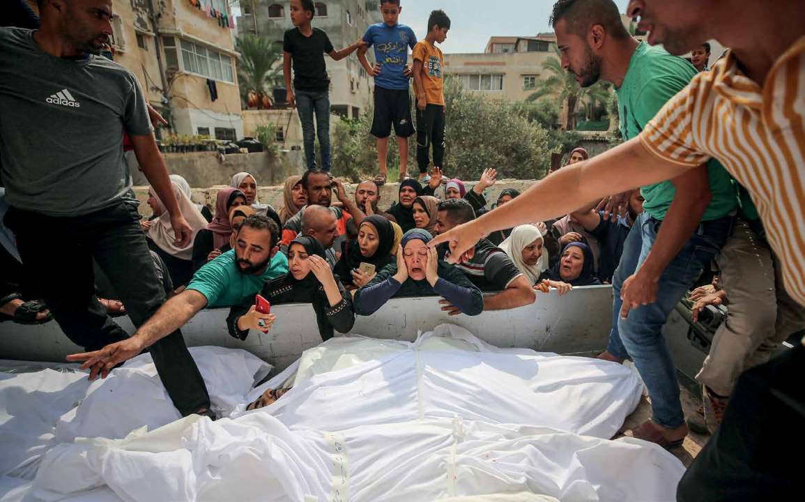 On October 8, 2023, in an airstrike targeting civilians in Gaza by the Israeli army, eight members of the Shamla family lost their lives.