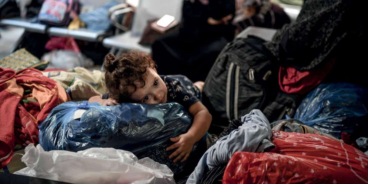 Many homes have been razed to the ground in the ongoing Israel army airstrikes in Gaza’s Khan Yunis city. A small Palestinian child has taken refuge at the Nasser Hospital with what is left of her family.