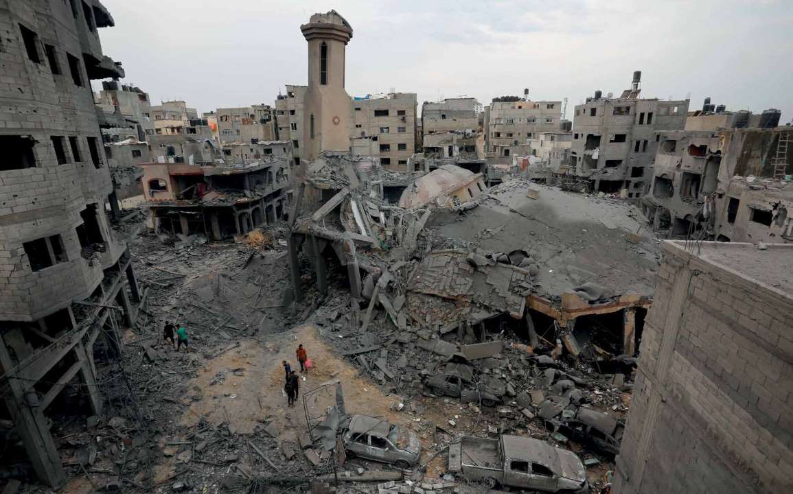 The Israeli forces destroyed the Al-Gharbi Mosque in western Gaza during air assaults, increasing the total number of mosques destroyed in Israeli military bombings in the Gaza Strip to six.