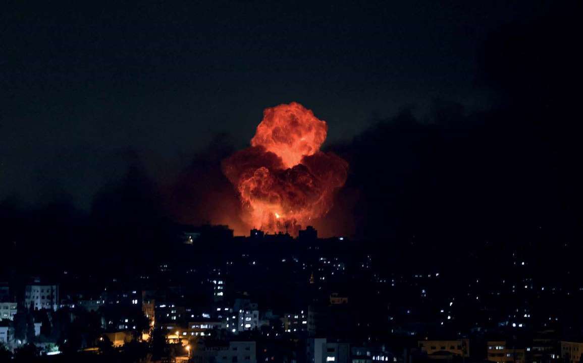 The Israeli military conducted airstrikes on Gaza.